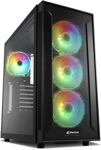 Компьютерный корпус Sharkoon TG6M RGB led, черный фото