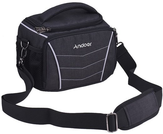 Многофункциональная сумка Andoer через плечо Stylish - черная фото