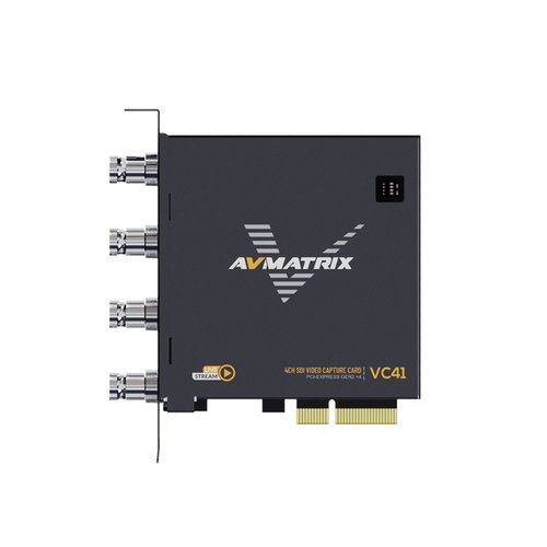Плата видеозахвата AVMATRIX VC41 4CH 3G-SDI PCIE фото