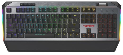 Игровая клавиатура Patriot Viper V765 (Kailh red box switches, аллюминиевая рама, RGB подсветка, водо-пылезащита, USB) фото