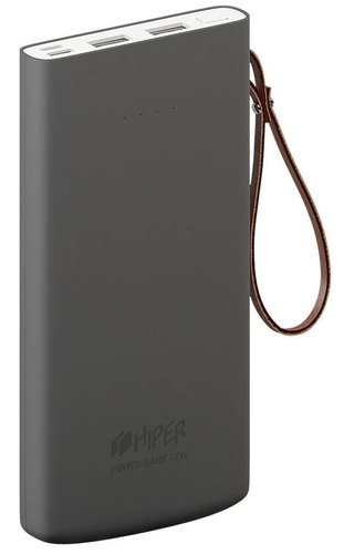 Внешний аккумулятор HIPER TRAVEL 10K, 10000 mah, серый фото