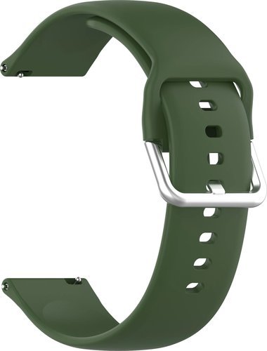 Мягкий силиконовый ремешок Bakeey для умных часов Samsung Galaxy Watch 3/ Haylou Solar LS0/ Amazfit GTR 22 мм, L, болотный фото