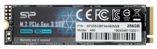 Жесткий диск SSD M.2 Silicon Power M-Series 256Gb (SP256GbP34A60M28) фото