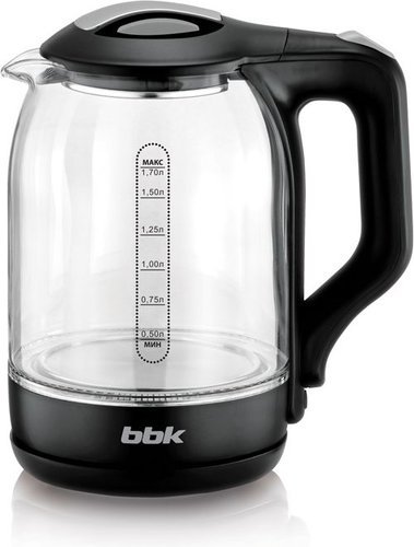 Чайник BBK EK1724G черный фото