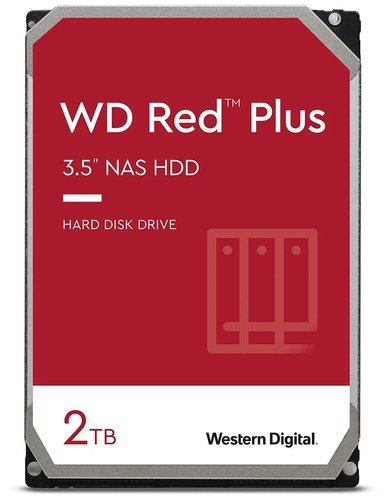 Жесткий диск HDD 3.5" WD NAS Red Plus 2Tb (WD20EFZX) фото