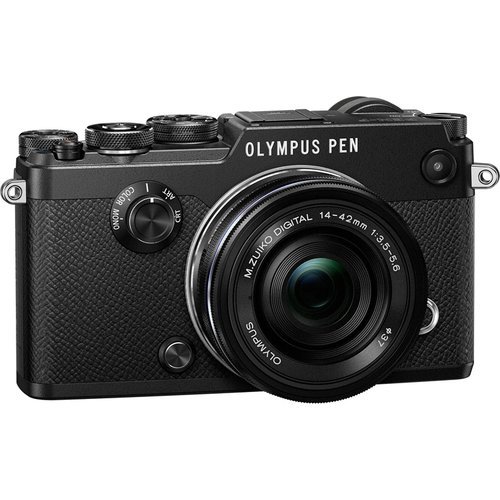 Фотоаппарат Olympus Pen F Kit 14-42mm f/3.5-5.6, черный фото