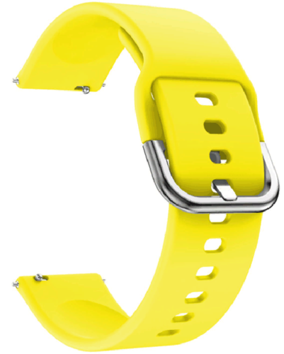 Силиконовый ремешок для часов Bakeey для Xaiomi, желтый 22 мм фото