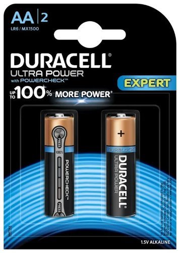 Батарейка щелочная Duracell LR6 (AA) Ultra Power 1.5В блистер 2шт фото