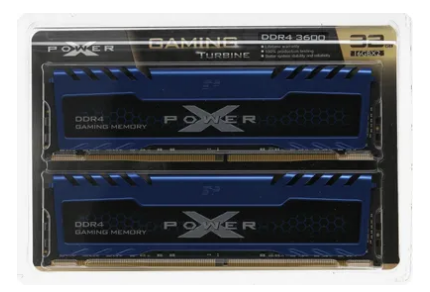 Память оперативная DDR4 16Gb (2x8Gb) Silicon Power Xpower Turbine Gaming 3600MHz (SP032GXLZU360BDA) радиатор фото