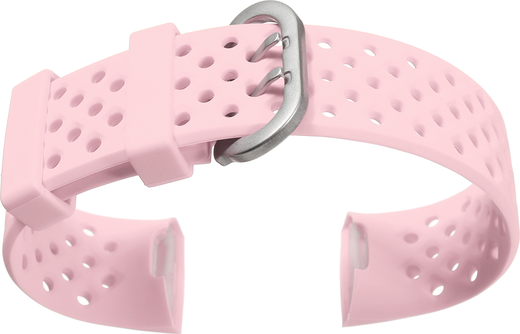 Силиконовый ремешок для часов Fitbit Charge 3, розовый, размер S фото