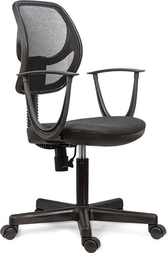 Кресло компактное BRABIX Flip MG-305, ткань TW, серое/черное, 531951 фото
