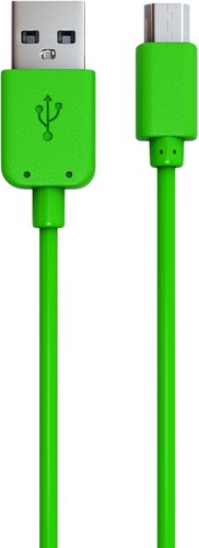 Дата-кабель Red Line USB - micro USB, зеленый фото