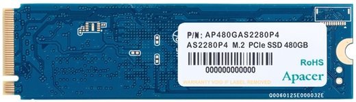 Жесткий диск SSD M.2 Apacer 480Gb (AP480GAS2280P4-1) фото