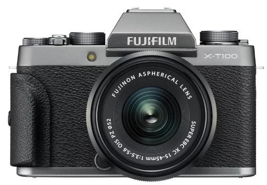 Фотоаппарат Fujifilm X-T100 Kit 15-45mm серебро фото