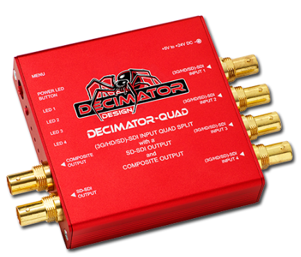 Мультивьювер Decimator QUAD: 3G/HD/SD-SDI фото