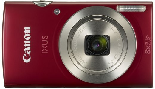 Цифровой фотоаппарат Canon IXUS 185, красный фото