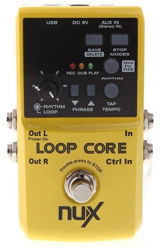 Гитарная педаль эффектов Nux Loop Core, желтый фото
