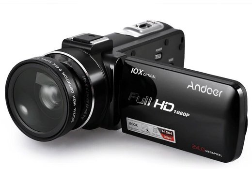 Видеокамера Andoer HDV-Z82 1080P Full HD фото
