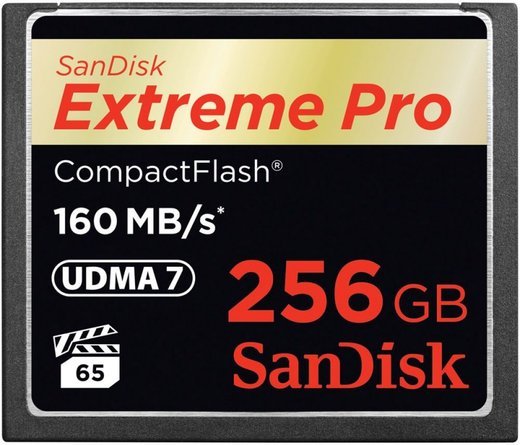 Карта памяти SanDisk CompactFlash Extreme Pro (160/140MB/s) 256GB фото