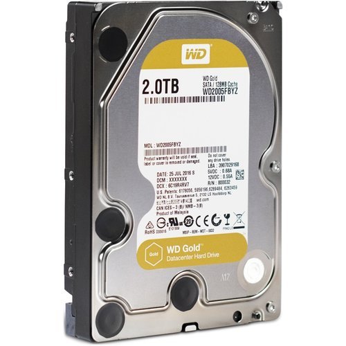 Жесткий диск HDD 3.5" WD Gold 2Tb (WD2005FBYZ) фото