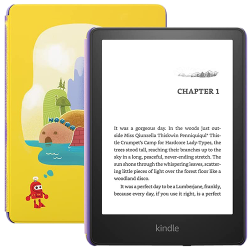 Электронная книга Amazon Kindle Paperwhite Kids WiFi 8Gb 2021, желтый фото