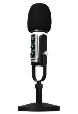 Микрофон SunWind SW-SM500G, черный фото