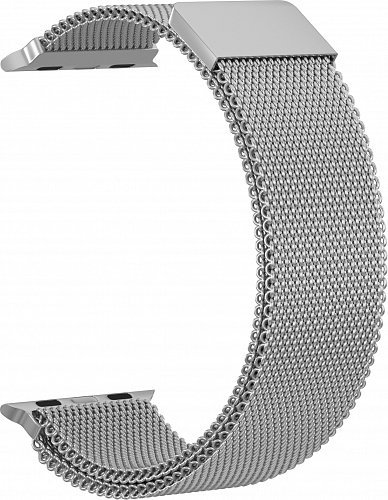 Ремешок сетчатый на магните для Apple Watch 40мм, серый фото