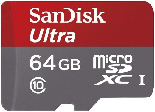 Карта памяти SanDisk microSDXC Ultra Class 10 UHS-I U1 (100/10MB/s) 64GB фото
