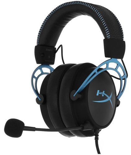 Компьютерная гарнитура HyperX Cloud Alpha S, черный/синий фото