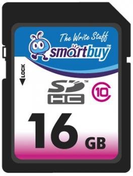 Карта памяти Smartbuy SDHC Class 10 (10/10MB/s) 16GB фото