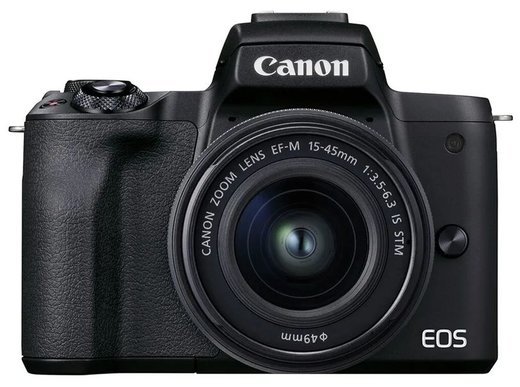 Беззеркальный фотоаппарат Canon EOS M50 Mark II kit EF-M 15-45mm f/3.5-6.3 IS STM черный (( фото