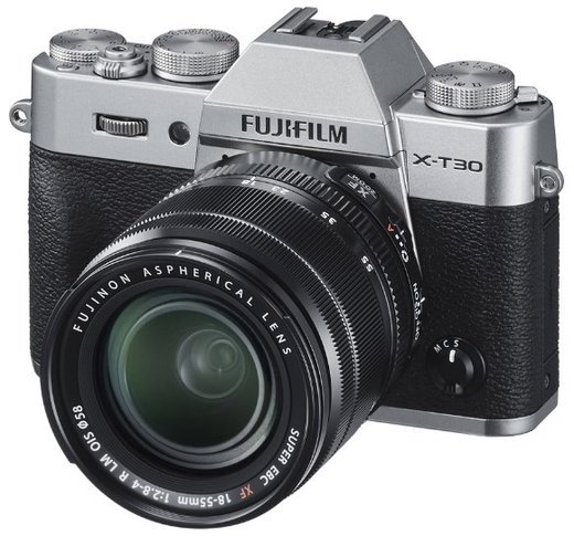 Фотоаппарат Fujifilm X-T30 Kit XF 18-55mm f/2.8-4.0 серебро фото