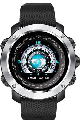 Умные часы Skmei W30, черный и серебристый фото