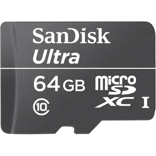 Карта памяти SanDisk Ultra microSDXC 64GB Class 10 UHS-I (48MB/s) без адаптера фото