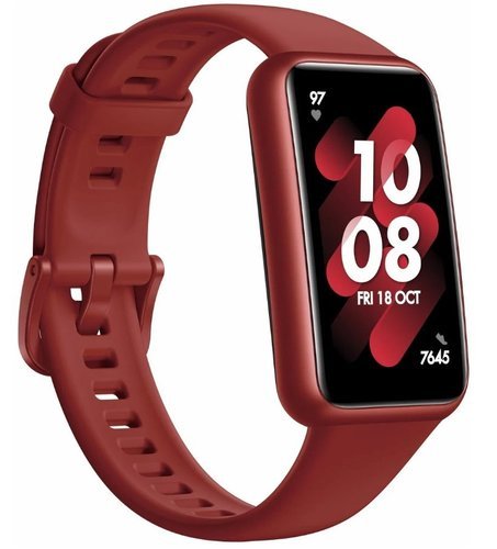 Фитнес-браслет Huawei Band 7, красный фото