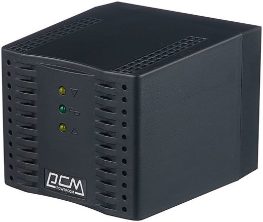 Стабилизатор напряжения Powercom TCA-1200 600Вт 1200ВА, черный фото