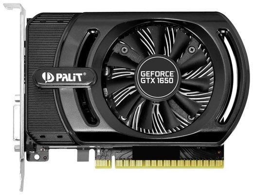 Видеокарта Palit GeForce GTX 1650 StormX 4Gb (NE51650006G1-1170F) фото
