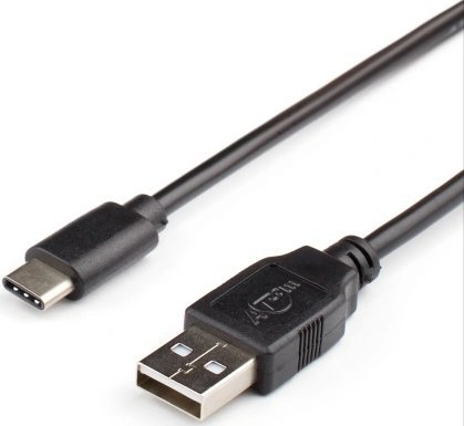 Кабель Atcom USB Type-C - USB (AT6255) 1.8 м черный фото