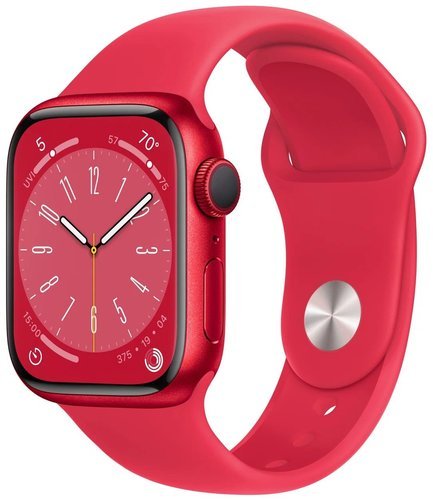 Умные часы Apple Watch Series 8, 45мм Aluminium Case, красный (MNP43) фото
