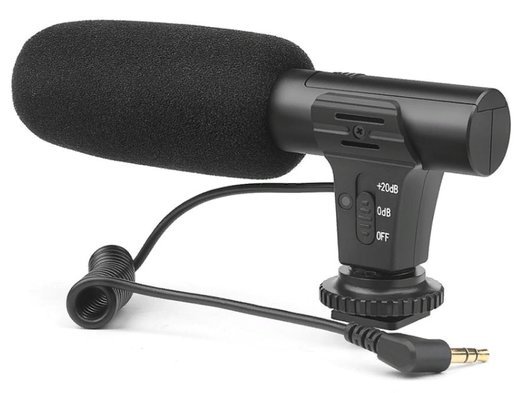Микрофон студийный SHOOT XT-451 портативный 3,5 мм Jack для Canon Nikon Sony фото