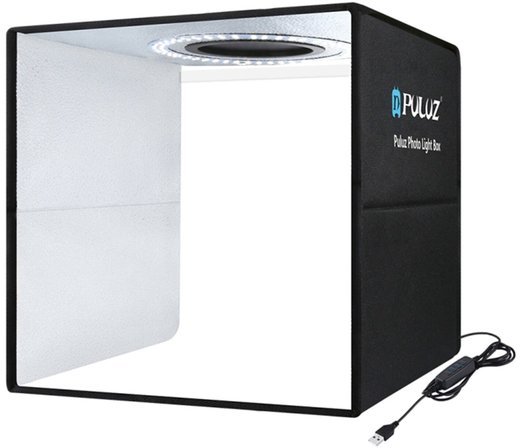 Лайткуб Puluz PU5032G 80 светодиодов 6 фонов, черный фото