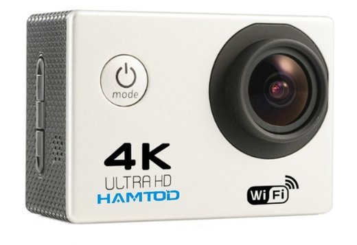Экшн-камера HAMTOD H9Apro 4K WIFI водонепроницаемая, белый фото
