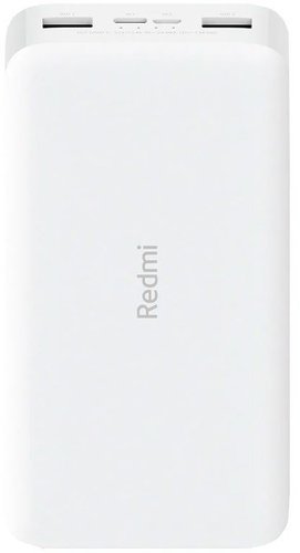 Внешний аккумулятор Xiaomi Redmi Power Bank 10000 mah 2USB/USB Type-C белый фото