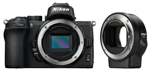 Nikon Z50 Body с адаптером FTZ фото