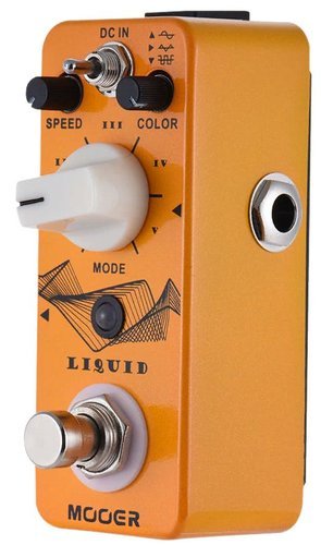 Гитарная педаль эффектов Mooer Liquid фейзер, оранжевый фото