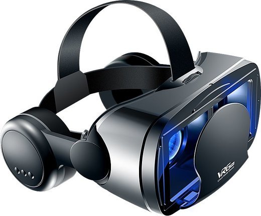 Очки виртуальной реальности VrgPro VR для смартфона, синяя линза с геймпадом фото