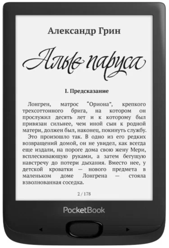 Электронная книга PocketBook 617, черный фото