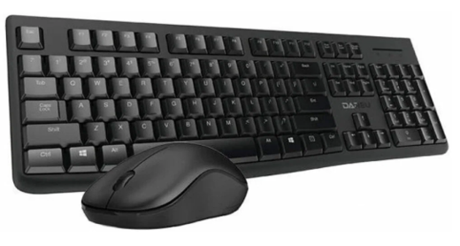 Беспроводной комплект Dareu MK188G (клавиатура+мышь), черный (En/Ru) фото