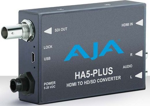 Видеоконвертер AJA HA5-Plus HDMI в 3G-SDI фото