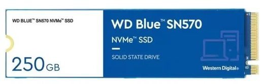 Жесткий диск SSD M.2 WD Blue SN570 250Gb (WDS250G3B0C) фото